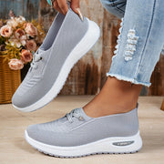 Jacquetta – Orthopaedic Knit Slip-On Trainers