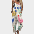 PRINTED DUNGAREES