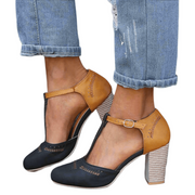 Hiba | Breathable Ankle-Strap Heels