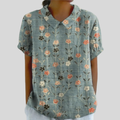 BLOEMIGE | FLORAL COLLARED TOP