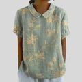 FLORAL COLLARED TOP