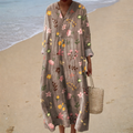 SUMMER PRINTED FLOWING DRESS