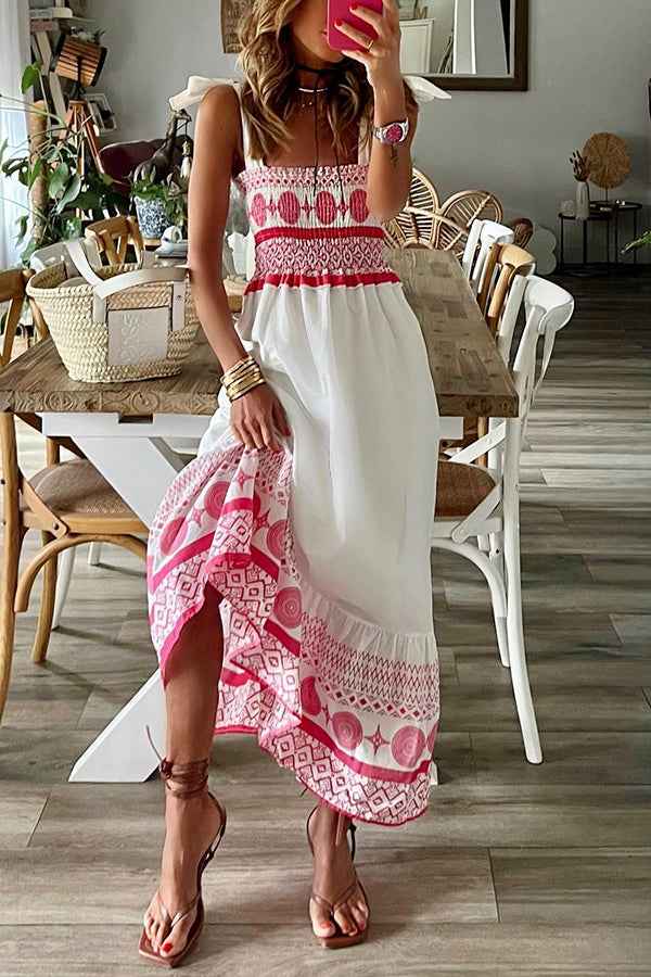 RIANNA | PRINTED MAXI DRESS