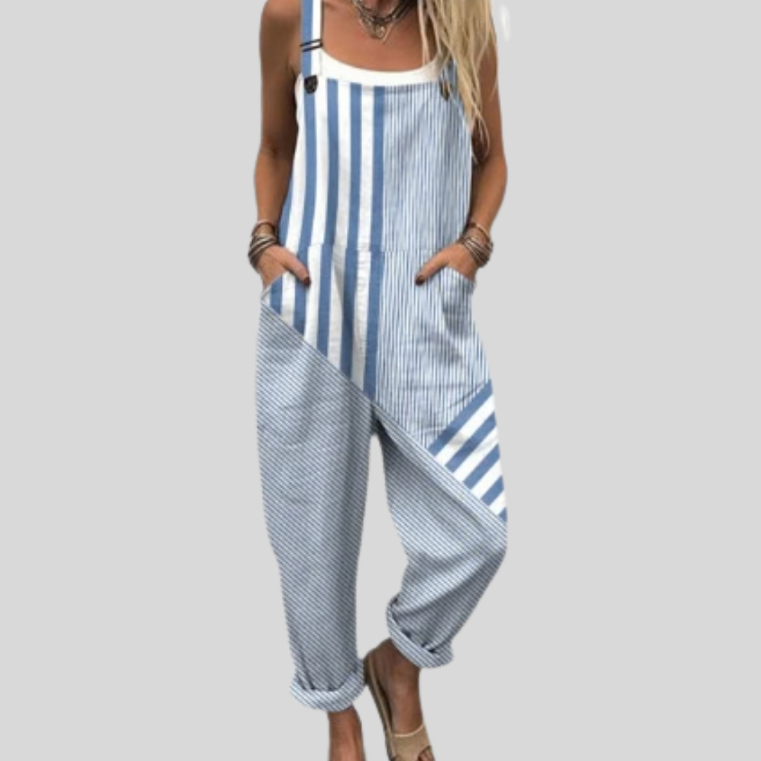 Jayne | Printed Dungarees