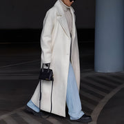 Tanesha | Collarless Open-Front Coat