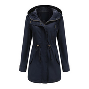 Muireann | Lightweight Hooded Windbreaker Jacket in Green