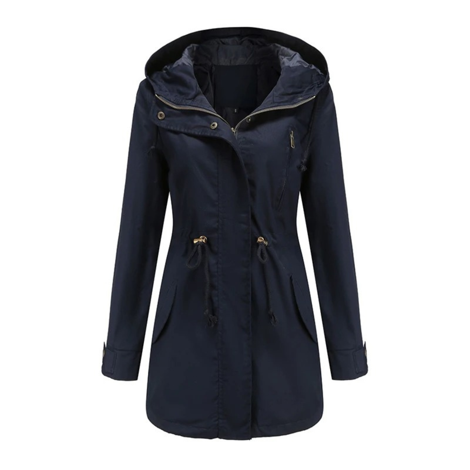 Muireann | Lightweight Hooded Windbreaker Jacket in Green