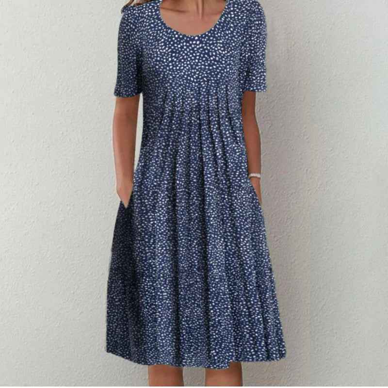 Hailey | Elegant And Casual Flower Dress With Pockets