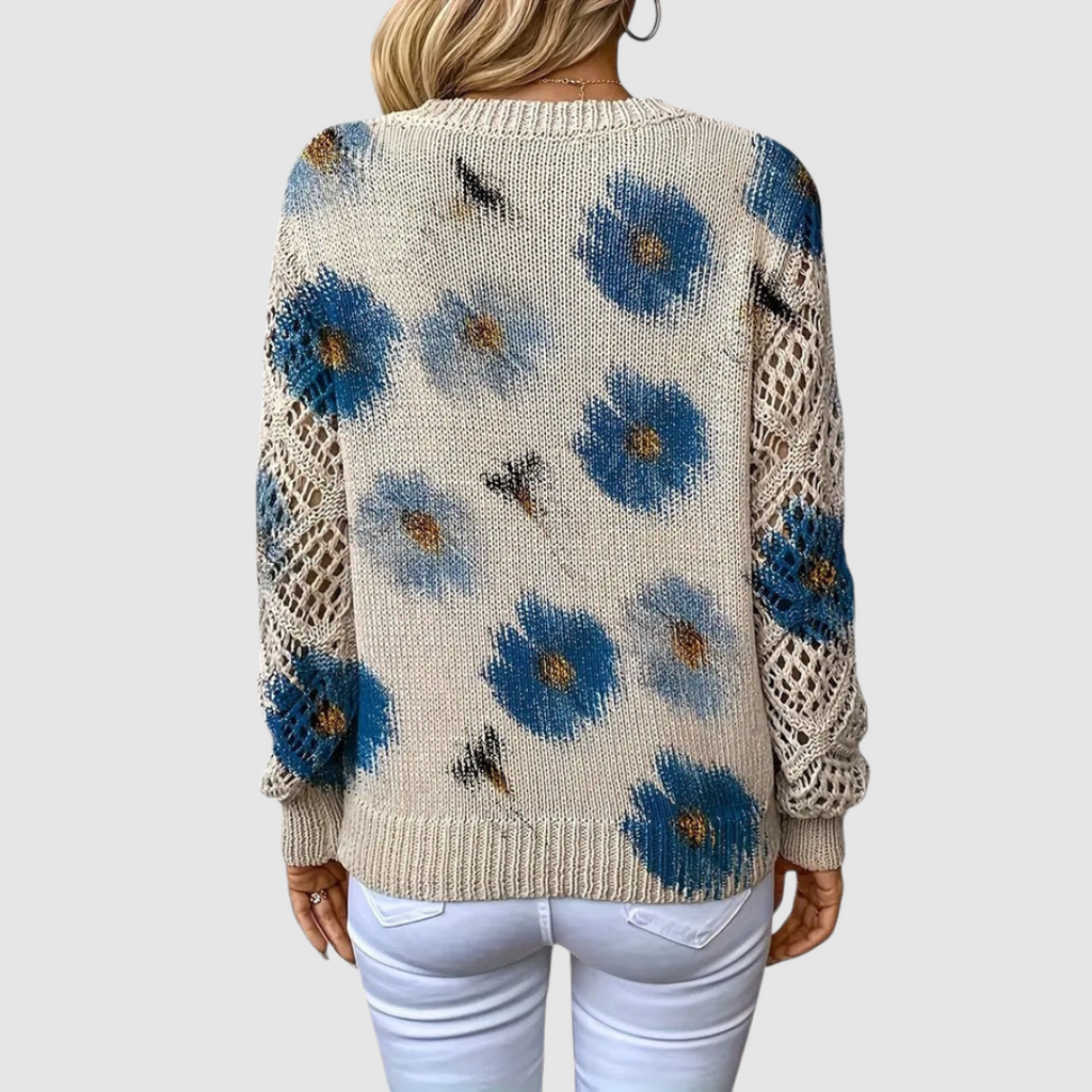 MEDA | FLORAL KNITTED JUMPER