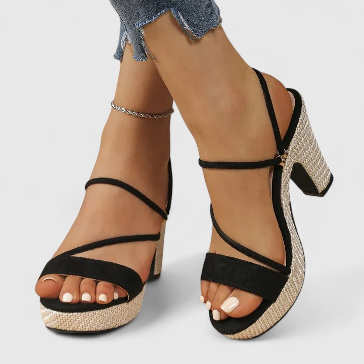 LORIENNA | ADJUSTABLE-STRAP LIGHTWEIGHT HEELS