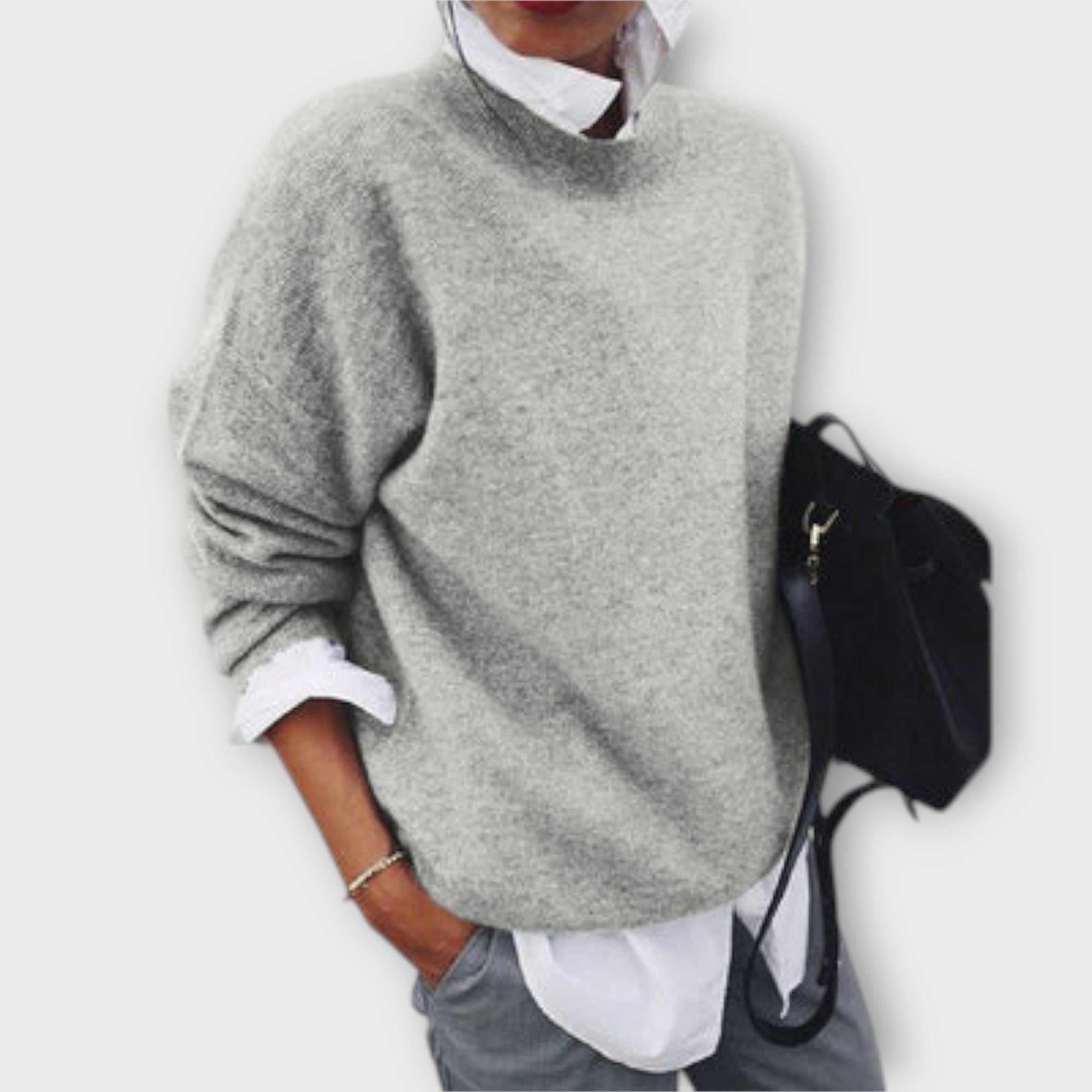 Loredana | Soft Olive Green Jumper