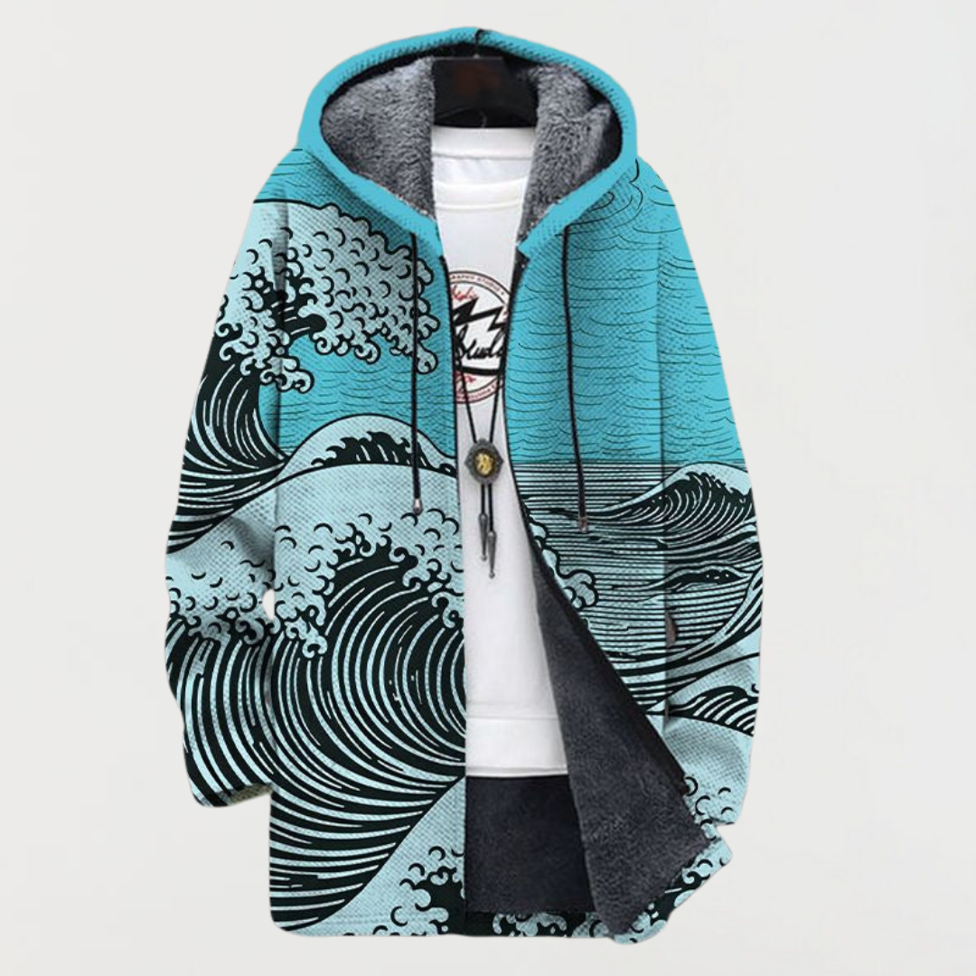 KEIRA | PRINTED HOODED COAT