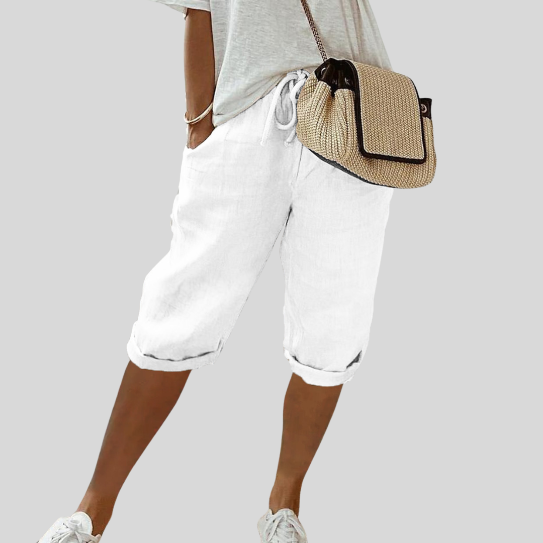 Short Smooth Comfortable Elegant Trousers