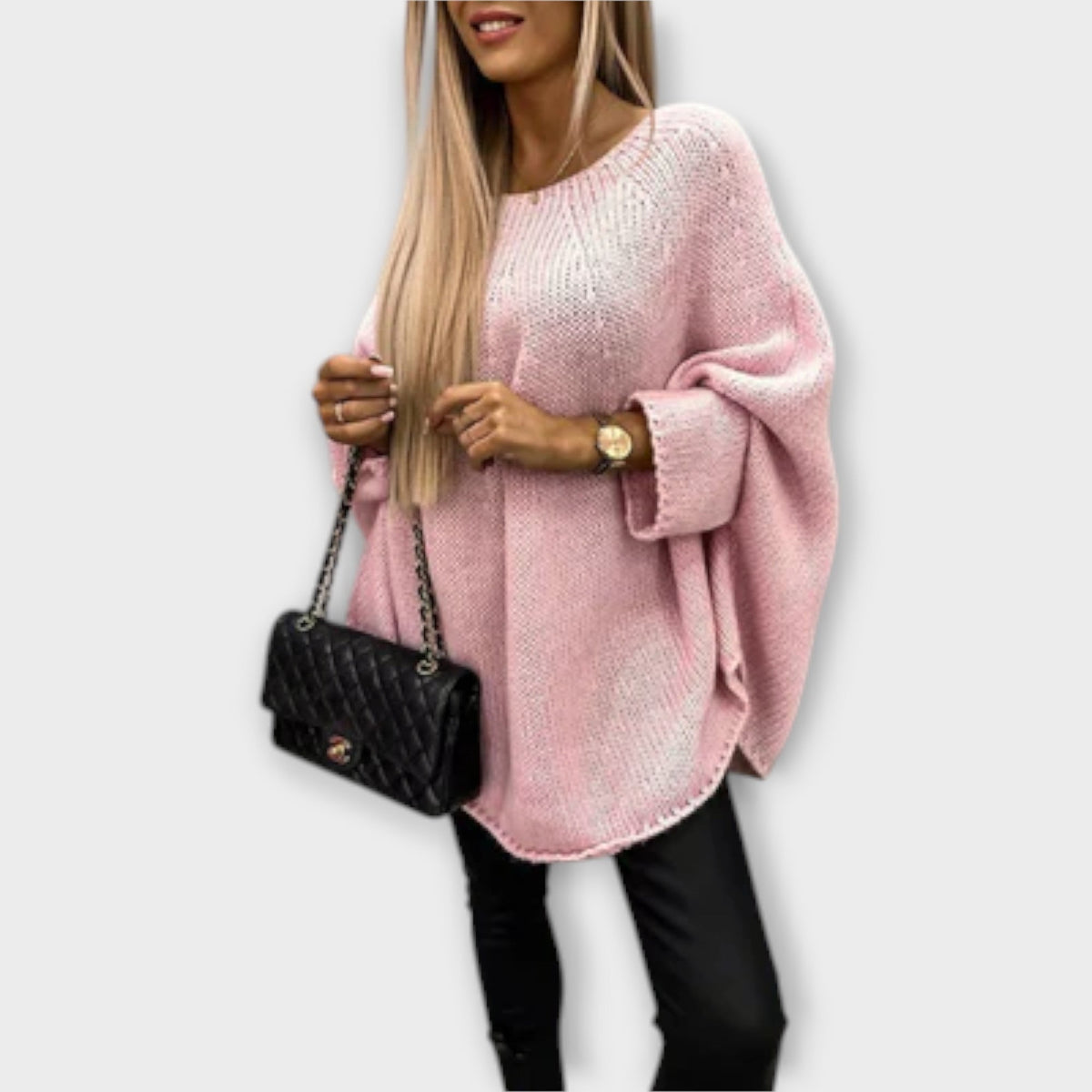 Isabelle | Beige Jumper For Women With Round Neck