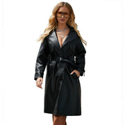 Abrianna | Belted Lapel Coat