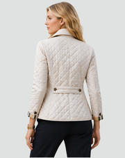 Lizette | Collared Quilted Button Jacket