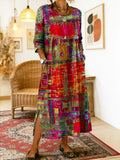 ELIANA | PRINTED RELAXED MIDI DRESS