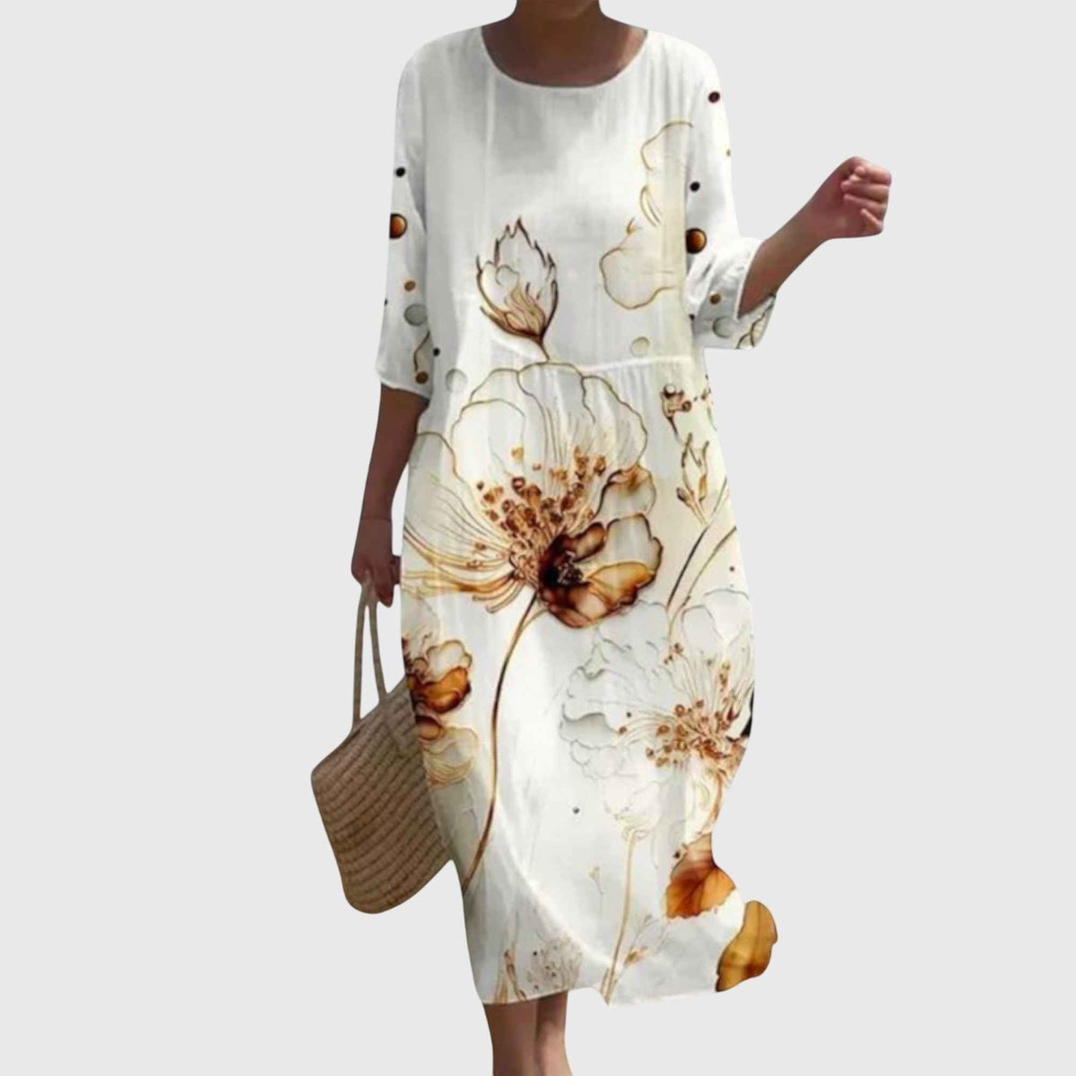 Hayley | Elegant Maxi Flower Dress