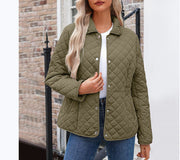 Erlinda | Point-Collar Quilted Jacket
