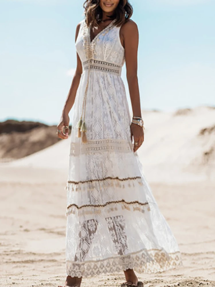 ALLISON | V-NECK MIDI DRESS