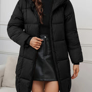Ione | Long Hooded Puffer Coat