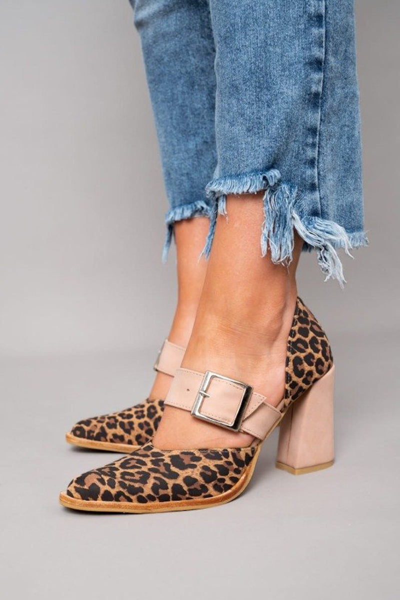 LUVIA | KHAKI HEELS