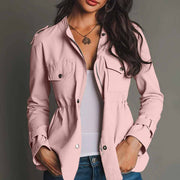 Gertie | Collared Pocket Zip Jacket