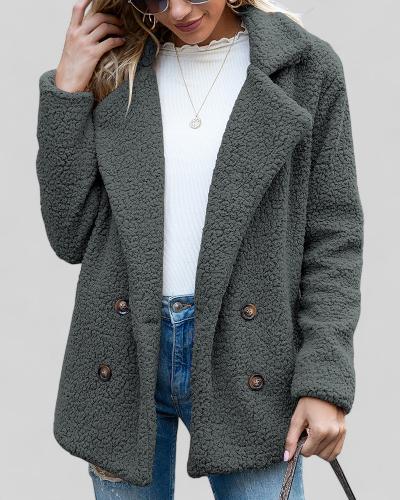 Vianey | Textured Double-Breasted Jacket