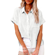 Docia | Short-Sleeve Button Shirt