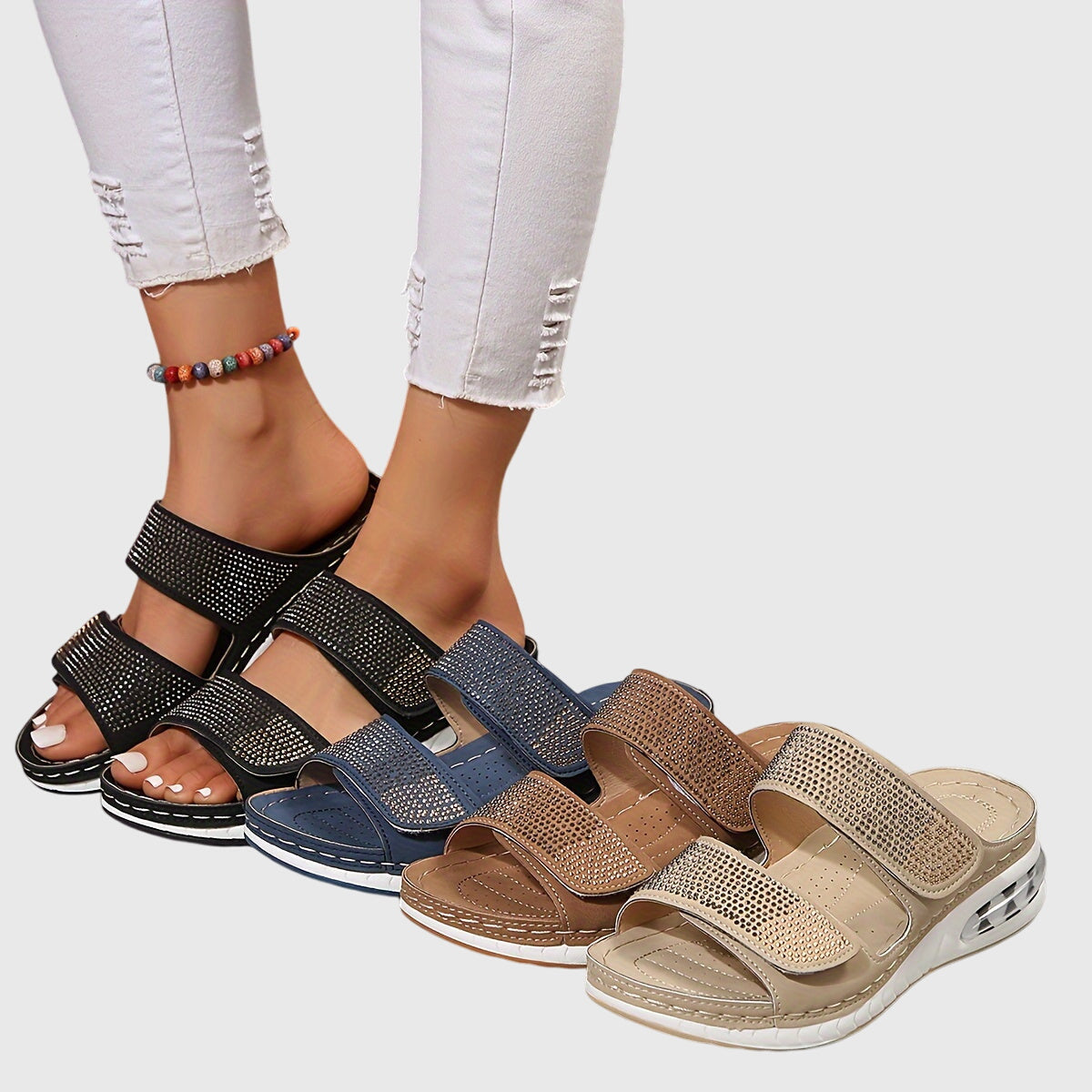 ELICE | WIDE-FIT ARCH-SUPPORT SANDALS