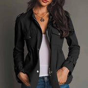 Gertie | Collared Pocket Zip Jacket