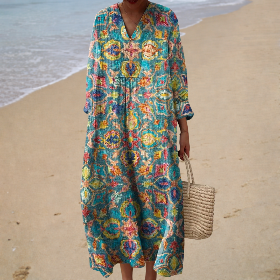 Kristy | Printed Summer Dress