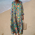 PRINTED FLOWING DRESS