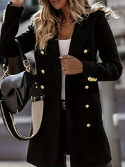 Tomasa | Double-Breasted Long Coat