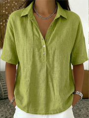 Venetia | Collared Short-Sleeve Shirt