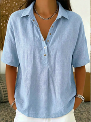 Venetia | Collared Short-Sleeve Shirt