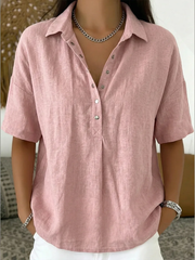 Venetia | Collared Short-Sleeve Shirt