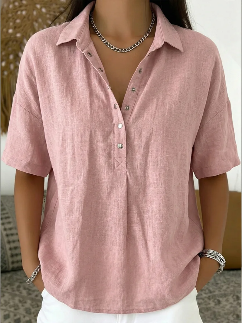 Venetia | Collared Short-Sleeve Shirt