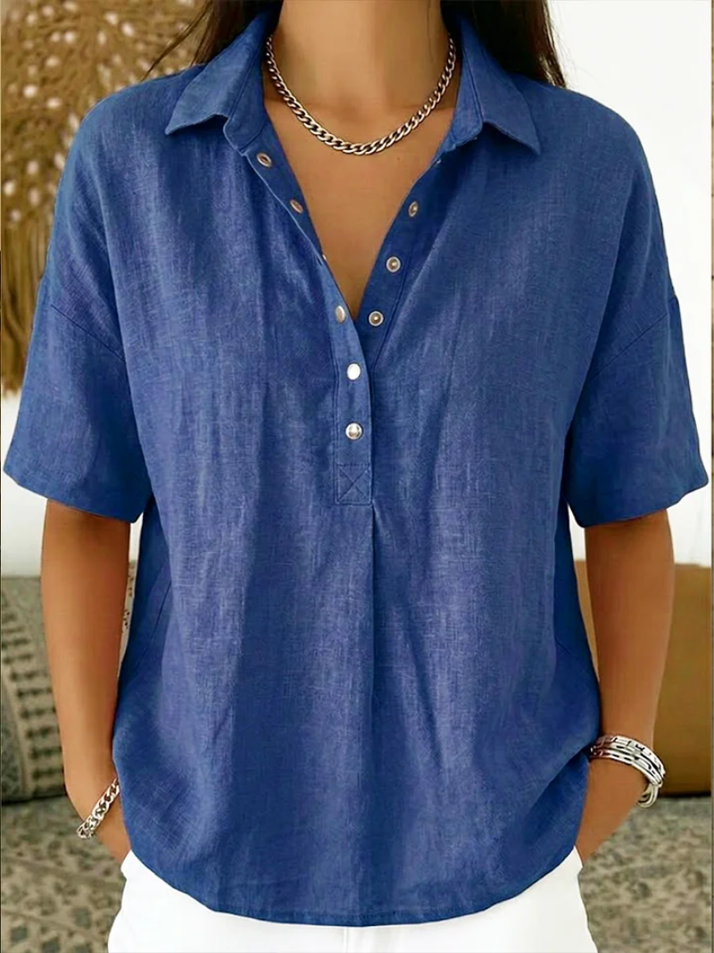 Venetia | Collared Short-Sleeve Shirt