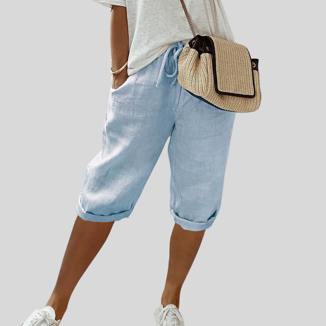 Short Smooth Comfortable Elegant Trousers