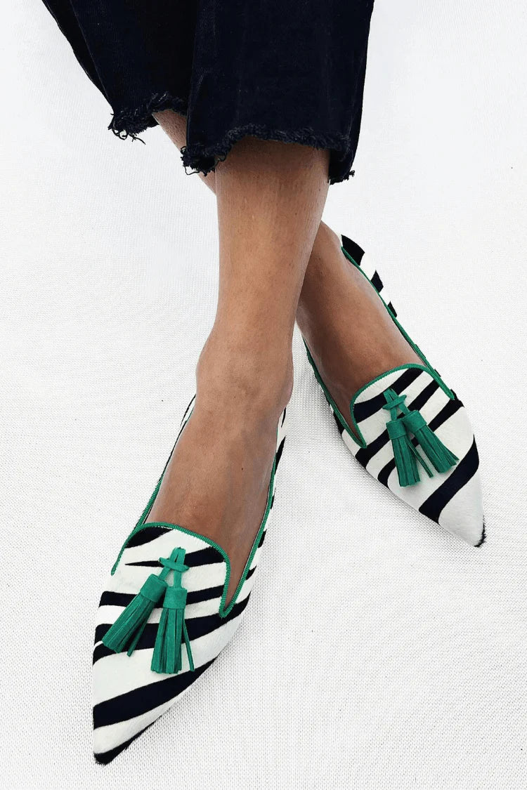 RIANE | ANIMAL-PRINT LOAFERS