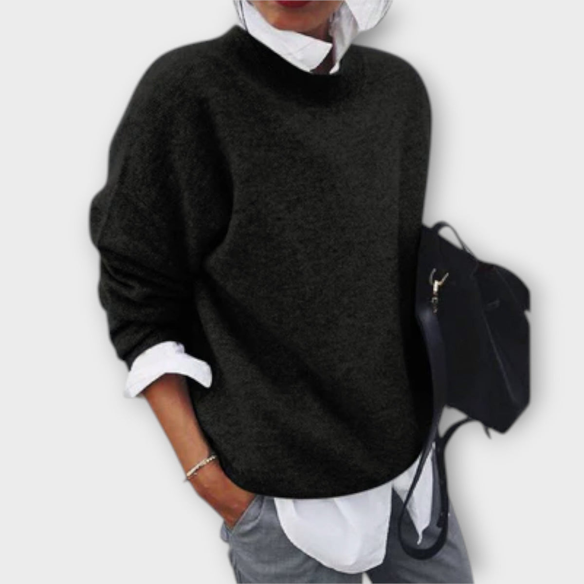 Loredana | Soft Olive Green Jumper