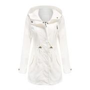 Muireann | Lightweight Hooded Windbreaker Jacket in Green
