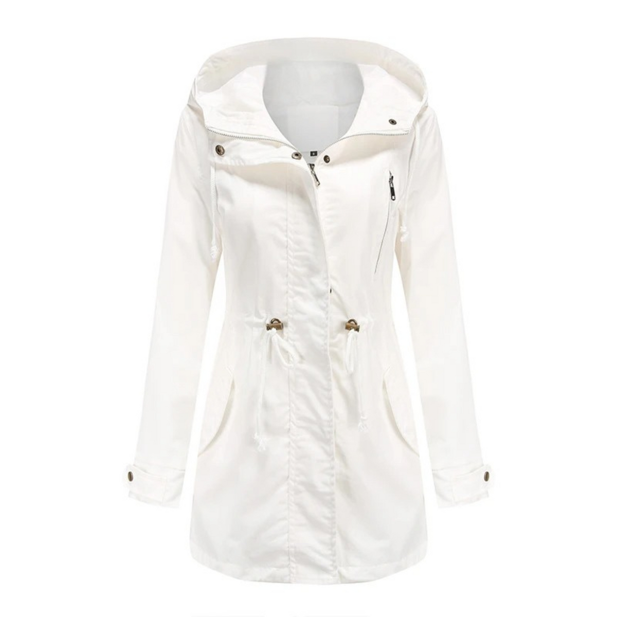 Muireann | Lightweight Hooded Windbreaker Jacket in Green