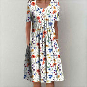 Hailey | Elegant And Casual Flower Dress With Pockets