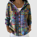 KNITTED HOODED JACKET