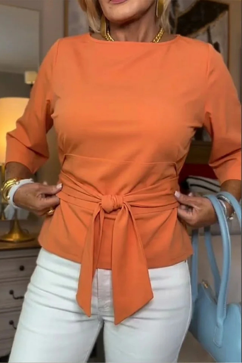 Marcene | Tie-Waist Blouse