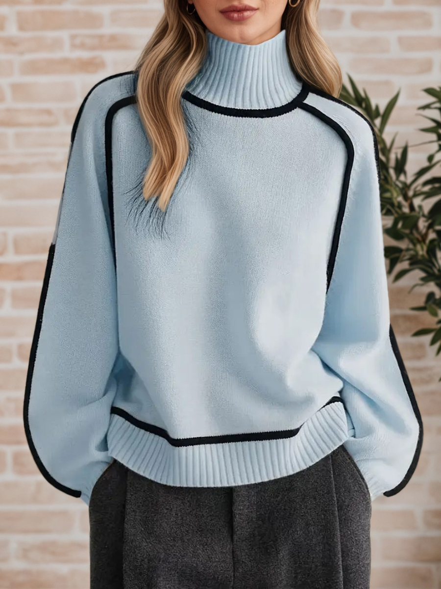 Donna | Elegant High-Neck Jumper