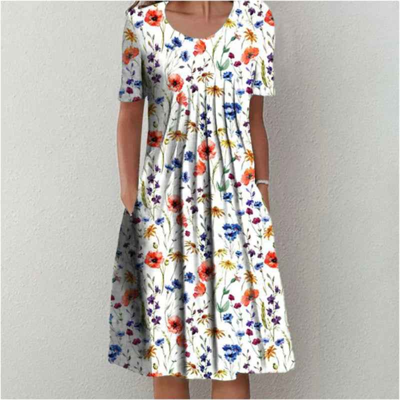 HAILEY | FLORAL POCKET-DETAIL DRESS