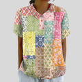 BLOEMIGE | FLORAL COLLARED TOP